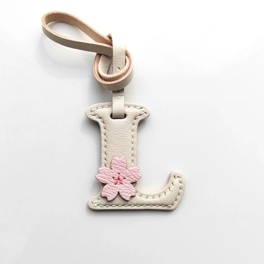 Creative คุณภาพสูงของแท้หนังเร - Monogram Keychain Leather บทวิจารณ์และราคา