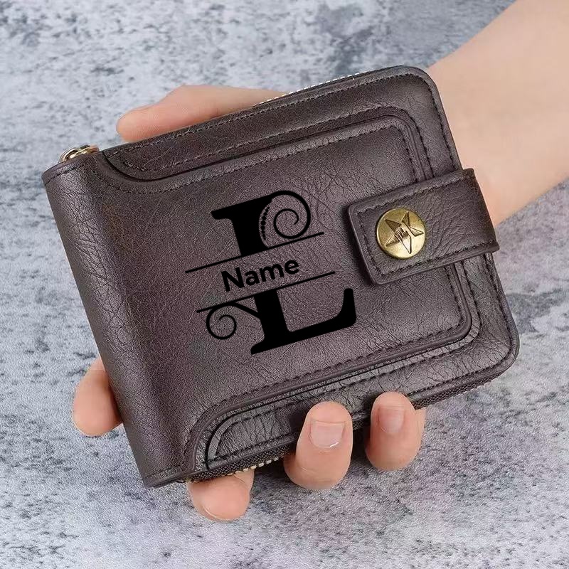 กระเป๋าสตางค์ผู้ชายแบบกำหนดเอง - Personalized Name Box บทวิจารณ์และราคา