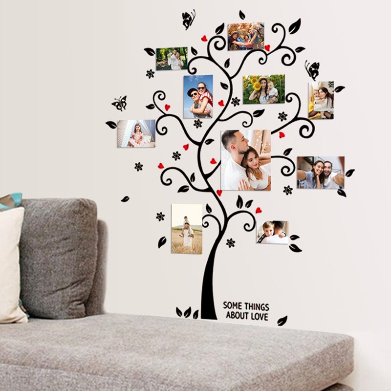 DIY Family กรอบรูปต้นไม้สติ๊กเ - Family Tree Print บทวิจารณ์และราคา
