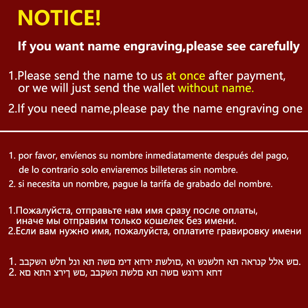 กระเป๋าสตางค์ผู้ชายแบบสั้น สลั - Personalized Name Box บทวิจารณ์และราคา