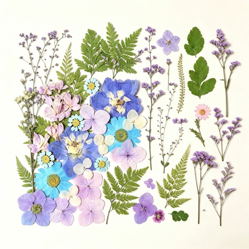 ชุดดอกไม้แห้งอัดรวม, ตัวอย่างพ - Dried Flower Bookmark บทวิจารณ์และราคา